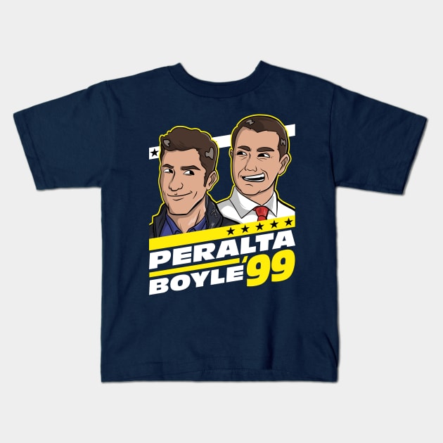 Peralta Boyle 99 Kids T-Shirt by MitchLudwig